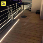 عود بروفايل ليد ابلايت داخل 2 سم للارضيات