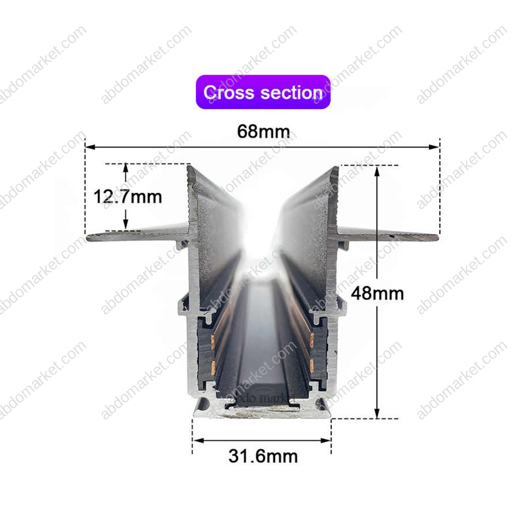 عود ماجنتك 2 متر دفن قبل الجبس مسار مغناطيسي 2 متر