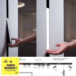 كشاف مجناتك تراك مسنفر زاوية 30 سم اضاءة وورم