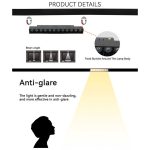 كشاف مجناتك تراك 6 عدسة متحرك شادو بكرة اضاءة وورم