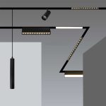 كشاف مجناتك تراك 6 عدسة متحرك شادو بكرة اضاءة وورم