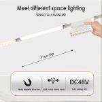 كشاف مجنتيك تراك 12 عدسة دوتس ابيض اضاءة ابيض