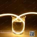 ععود ليد بروفايل سيليكون مرن داخل 1.5 سم