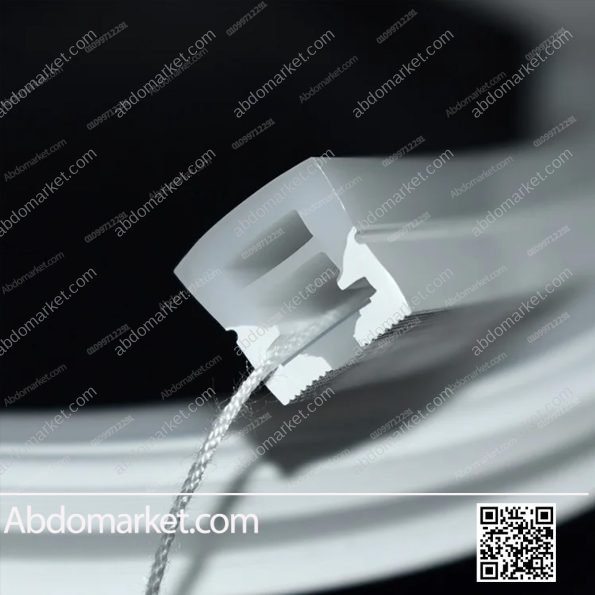 عود بروفايل ليد سيليكون 2.5 سم ظاهر