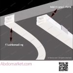 عود ليد بروفايل سيليكون مرن لطش 3 سم