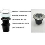 اب لايت اضاءة ارضيات 3 ليد مقاوم للمياه