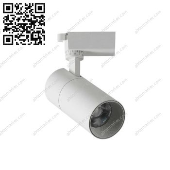 سبوت تراك اسطواني 40 وات ابيض ابيض X2