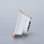 شاسيه سبوت لايت غاطس مربع ثابت المنيوم اسود شفة رفيعة