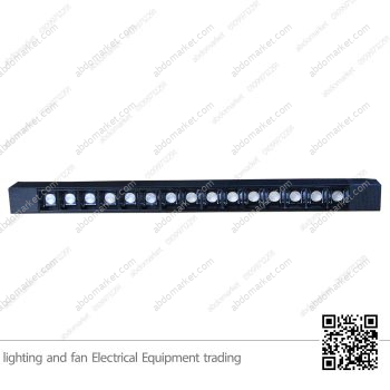 سبوت تراك لايت 30 وات 15 دوتس اسود وروم