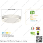 سبوت لايت بانيل لطش مدور 18 وات وورم اليوس