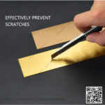 شرائح ستانلس ديكور ذهبي 1 سم 2.5 متر