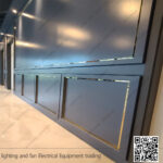 شرائح ستانلس ديكور ذهبي 1 سم 2.5 متر