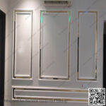 شرائح ستانلس ديكور ذهبي 1 سم 2.5 متر