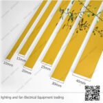 شرائح ستانلس ديكور ذهبي 3 سم 2.5 متر