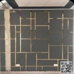 شرائح ستانلس ديكور ذهبي 4 سم 2.5 متر