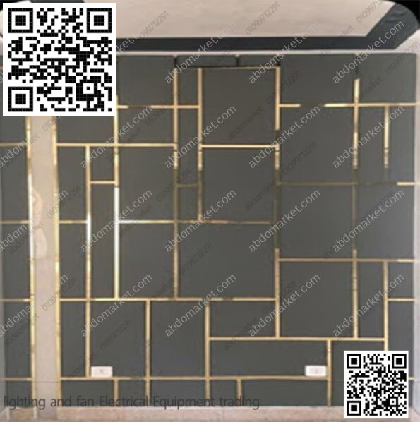 شرائح ستانلس ديكور ذهبي 4 سم 2.5 متر