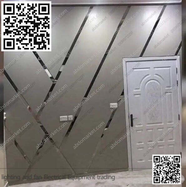 شرائح ستانلس ديكور فضي 5 سم 2.5 متر
