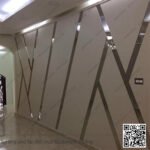 شرائح ستانلس ديكور فضي 5 سم 2.5 متر