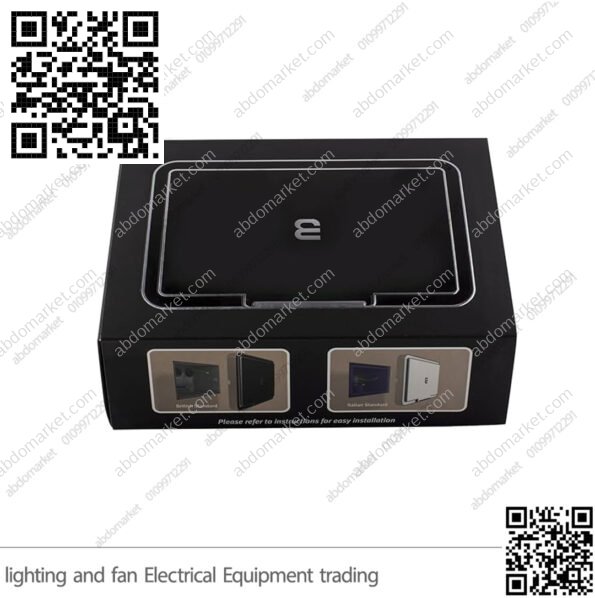 شاحن USB مع حامل موبايل ساس اسود