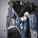 شاكوش بوش 45مم 1500 واط تكسير وتخريم 3 حركة BOCSH SDS-max GBH 8-45 D