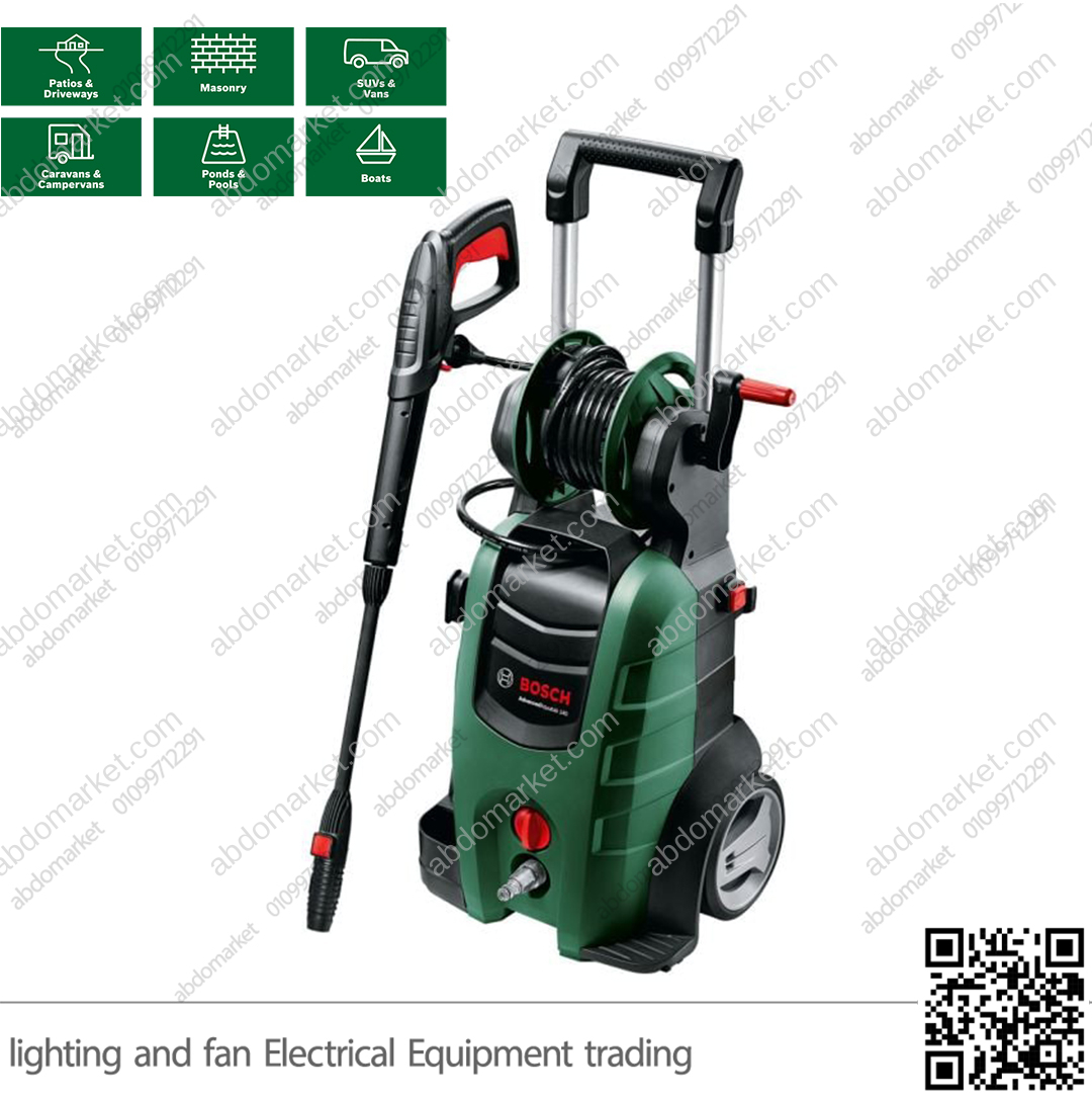 ماكينة غسيل بوش ضغط عالي 140 بار 2100 واط AdvancedAquatak 140 BOCSH ماكينة غسيل بوش ضغط عالي 140 بار 2100 واط AdvancedAquatak 140 BOCSH