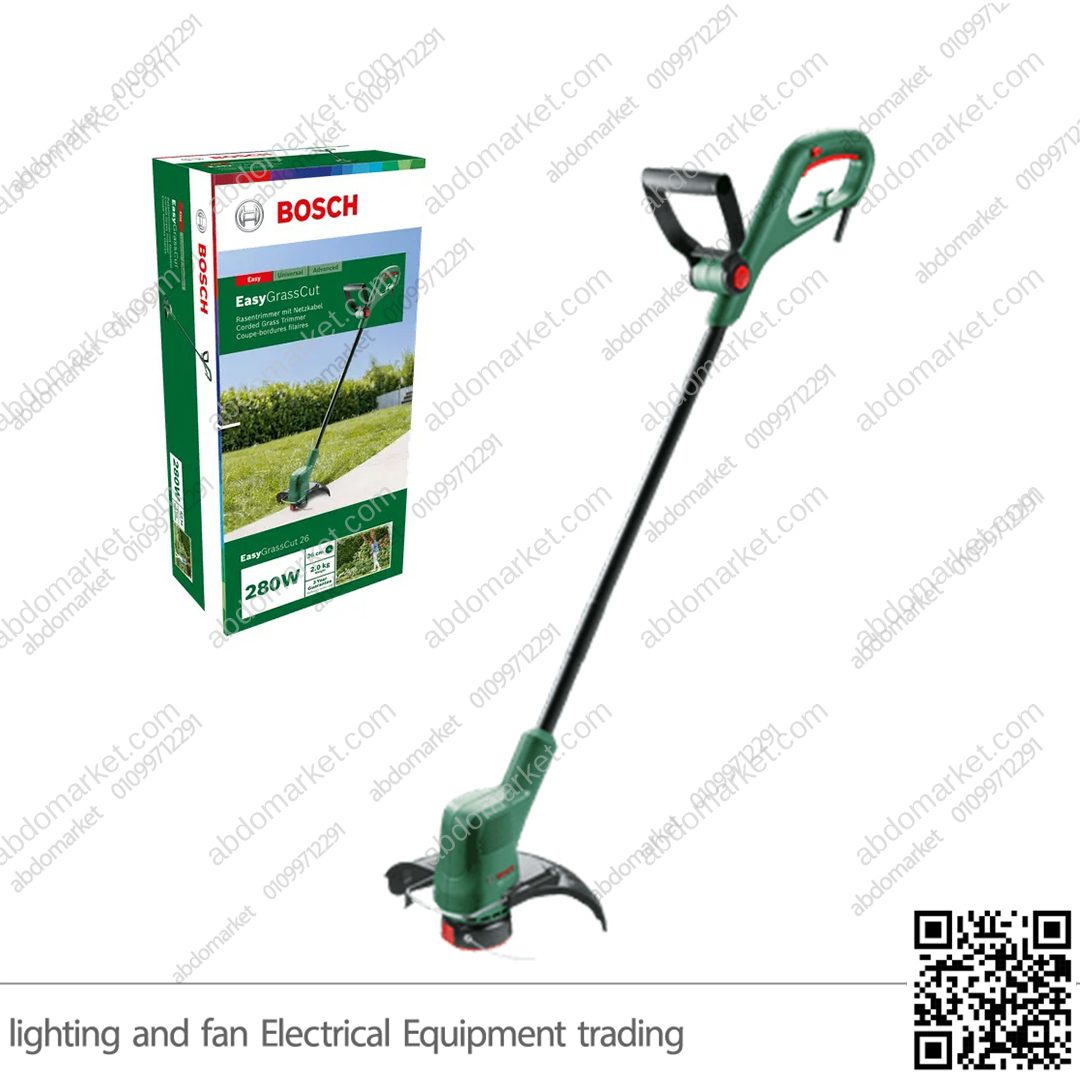 ماكينة تشذيب النجيلة والأشجار بوش 26 سم 280واط EasyGrassCut 26 (1) ماكينة تشذيب النجيلة والأشجار بوش 26 سم 280واط EasyGrassCut 26