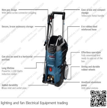 ماكينة غسيل بوش ضغط عالي 160 بار 2400 واط GHP 5-65X PROFESSIONAL BOCSH