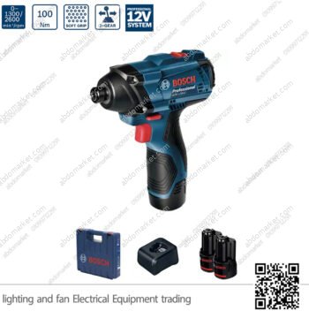 مفتاح الربط والمفك المطرقي ببطارية 12 فولت بوش Bosch GDR120-LI