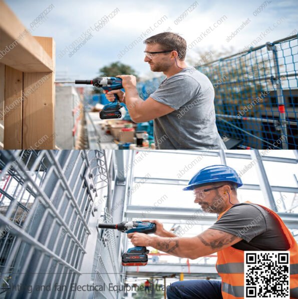 مفتاح الربط والمفك المطرقي ببطارية 18 فولت بوش Bosch GDS-18V-1050H