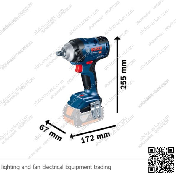 مفتاح الربط والمفك المطرقي ببطارية 18 فولت بوش Bosch GDS-18V-400