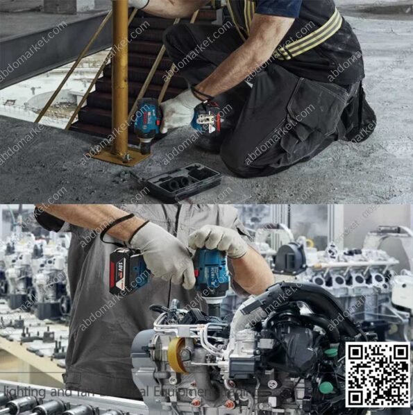 مفتاح الربط والمفك المطرقي ببطارية 18 فولت بوش Bosch GDS-18V-400