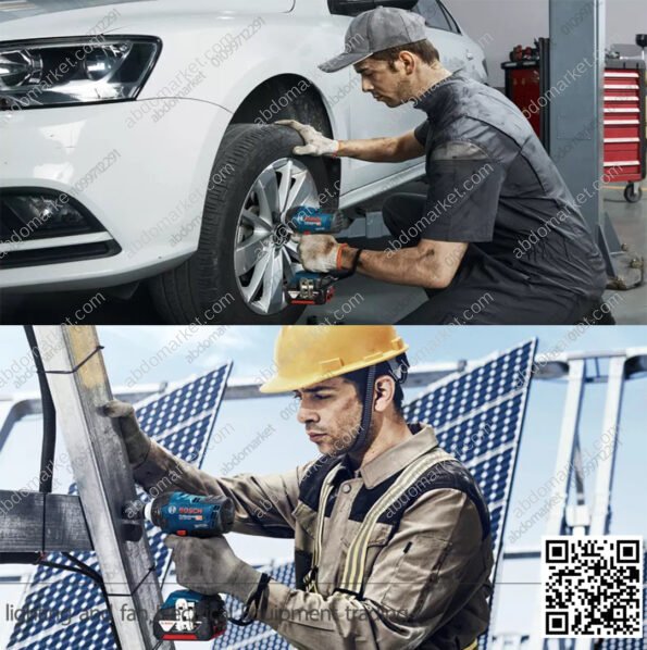 مفتاح الربط والمفك المطرقي ببطارية 18 فولت بوش Bosch GDS-18V-400