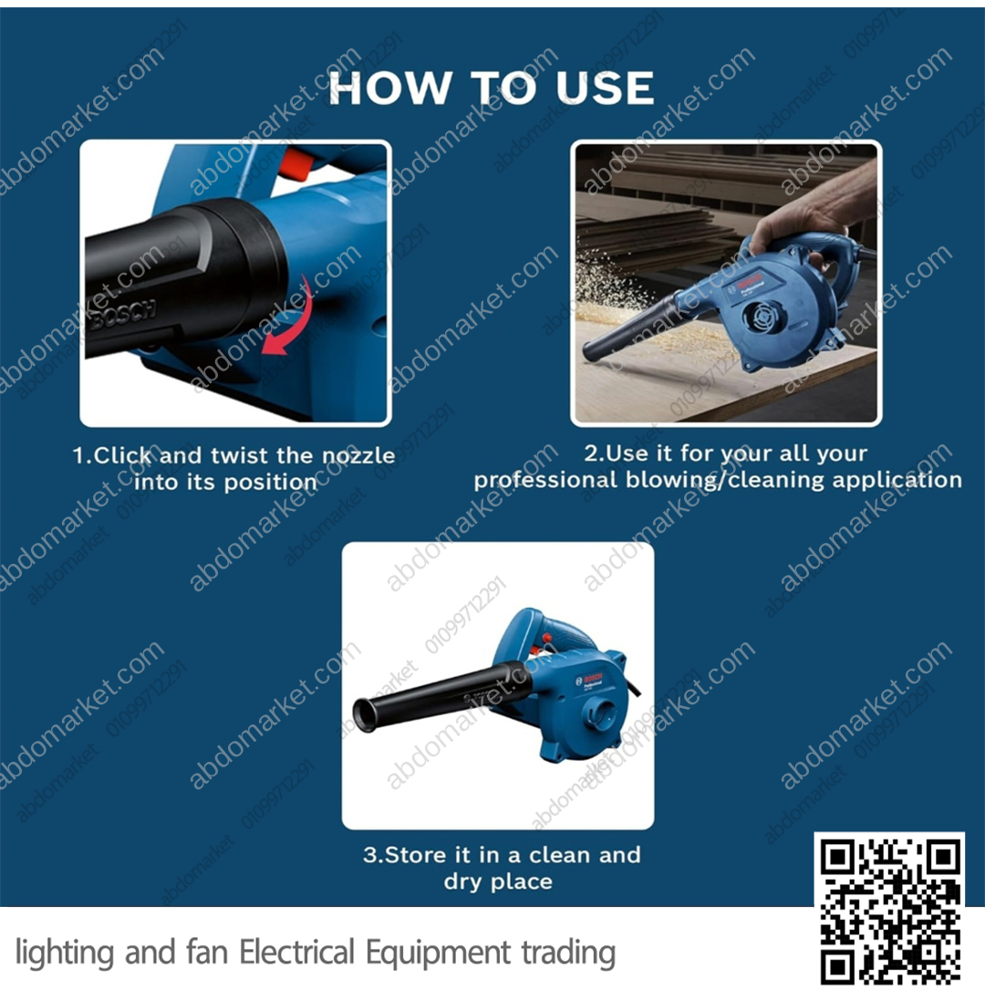 بلاور شفط وطرد سرعات 650 واط بوش BOCSH GBL 650 بلاور شفط وطرد سرعات 650 واط بوش BOCSH GBL 650