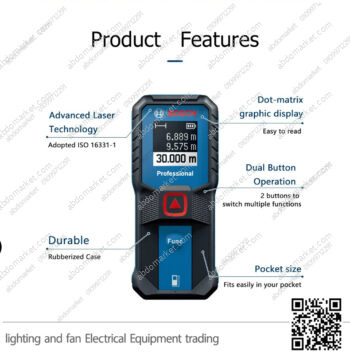 جهاز قياس المسافات بالليزر 25 متر BOSCH GLM 25-23