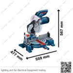 ديسك قطع الأخشاب زاوية سحاب 10 بوصة 1750 واط بوش BOSCH GCM 254