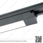 سبوت تراك لايت مسنفر ثابت 21 سم 10 واط أسود وورم