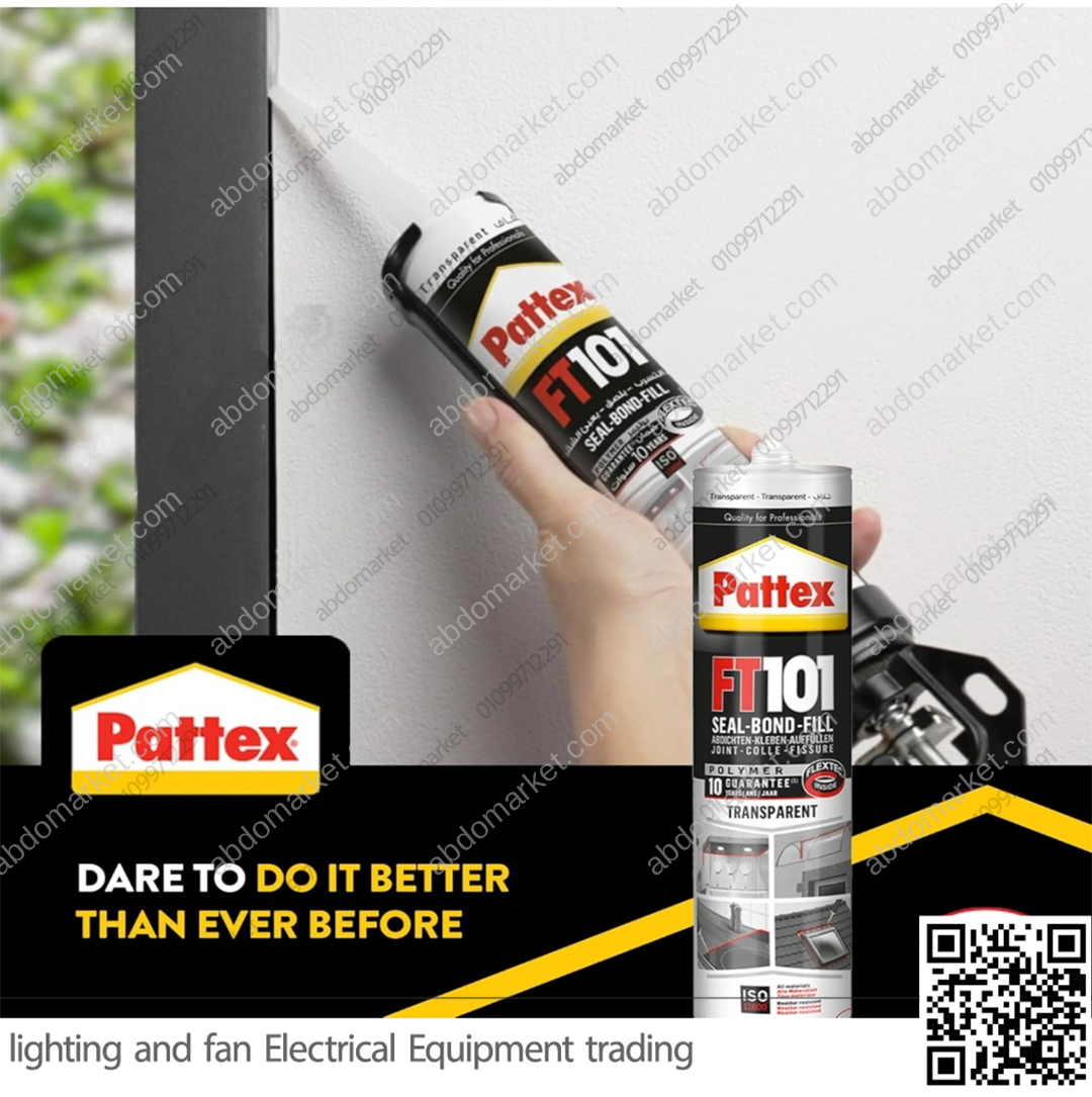سيليكون شفاف مانع للتسرب باتكس Pateex FT101 سيليكون شفاف مانع للتسرب باتكس Pateex FT101