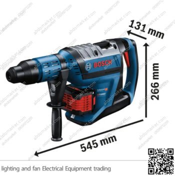 شاكوش بوش 45مم بطارية 18 فولت 12.5 جول تكسير وتخريم BOCSH GBH18V-45C