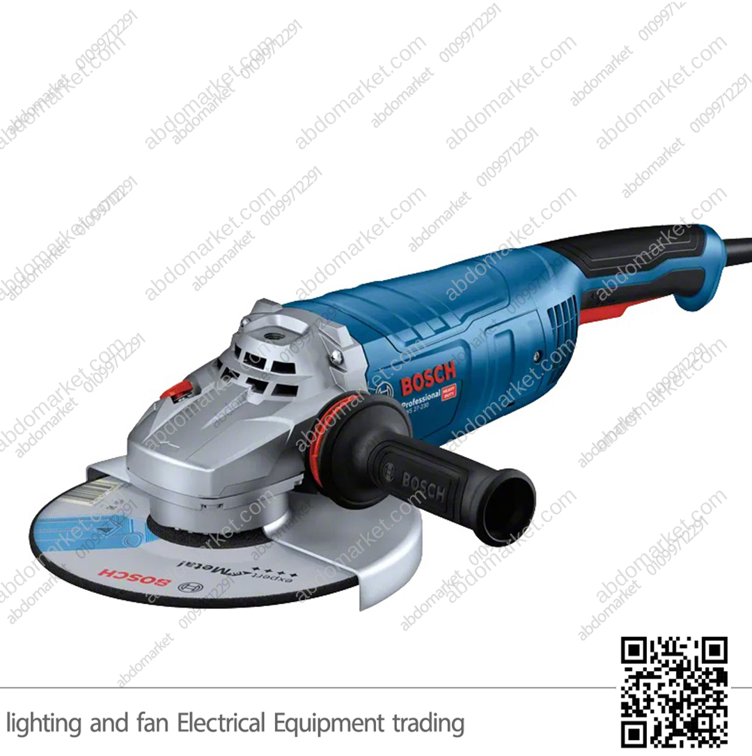 صاروخ بوش سنفرة وقطعية 9 بوصة 2700 واط BOCSH GWS 27-230 صاروخ بوش سنفرة وقطعية 9 بوصة 2700 واط BOCSH GWS 27-230