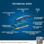 ماكينة سنفرة ترددية 190 واط بوش BOCSH GSS 2300