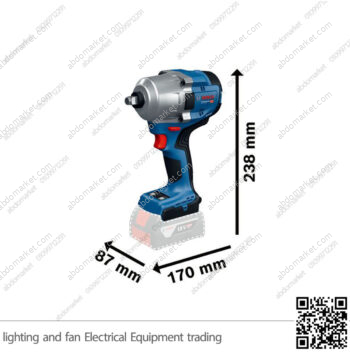 مفتاح الربط والمفك المطرقي 1/2 بوصة ببطارية 18 فولت بوش Bosch GDS-18V-780