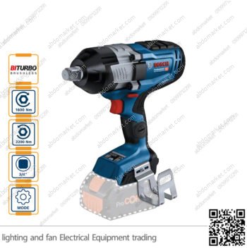 مفتاح الربط والمفك المطرقي 3/4 بوصة 2 بطارية 18 فولت بوش Bosch GDS-18V-1600 HC