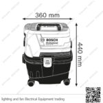 مكنسة كهربائية شفط أتربة وسوائل 1100 واط بوش BOCSH GAS 15 PS