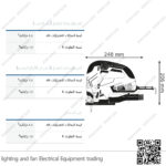 منشار اركت خشب 90مم 650 واط بوش BOCSH GST 90 BE