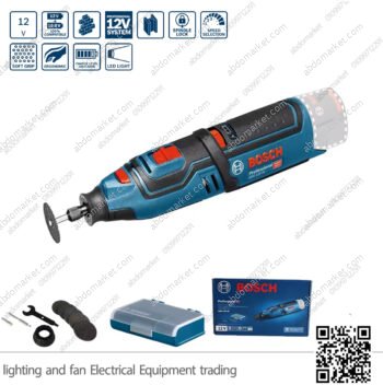 ميني كرافت بوش ببطارية 12 فولط مع طقم اكسسوار 35 قطعة BOSCH GRO 12V-35