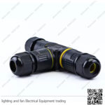 وصلة كابل كونكتور T ثلاثية ip68 لكشافات اوت دور