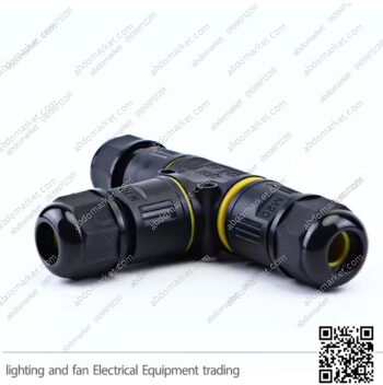 وصلة كابل كونكتور T ثلاثية ip68 لكشافات اوت دور