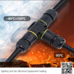 وصلة كابل كونكتور T ثلاثية ip68 لكشافات اوت دور