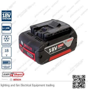 بطارية ليثيوم 18 فولت 5 امبير بوش BOSCH GBA 18V 5.0Ah