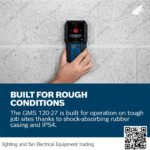 جهاز كشف المعادن والاخشاب والكابلات 12 سم بوش BOSCH GMS 120-27